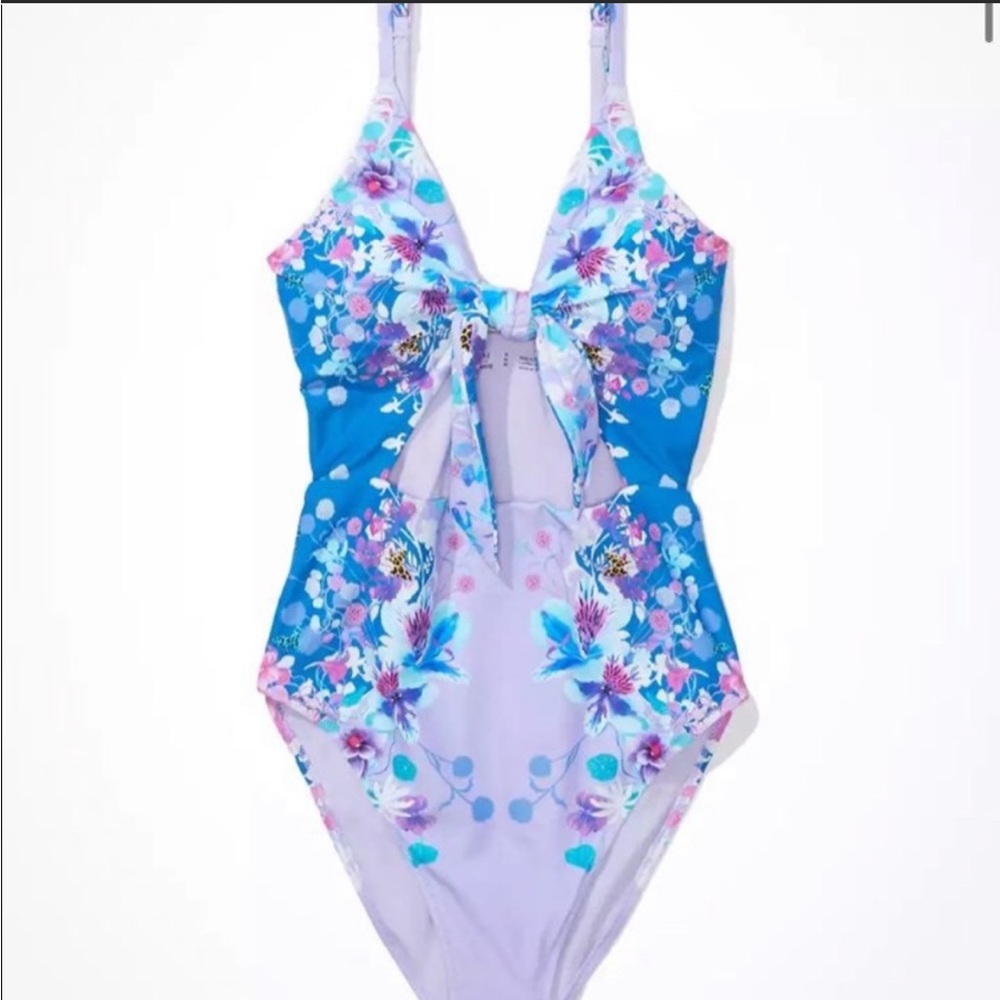 NWT American Eagle x Naito purple one piece, size medium
